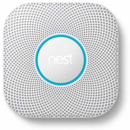 GOOGLE NEST Nest Protect Battery Powered Smoke and Carbon Monoxide Alarm, 2nd Gen Pro Version S3004PWBUS